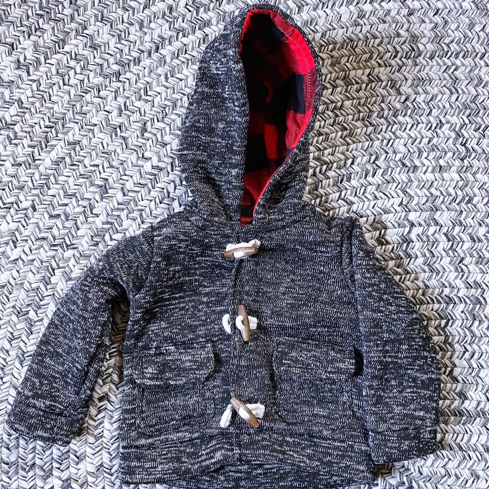 Fleece pea coat for Boys